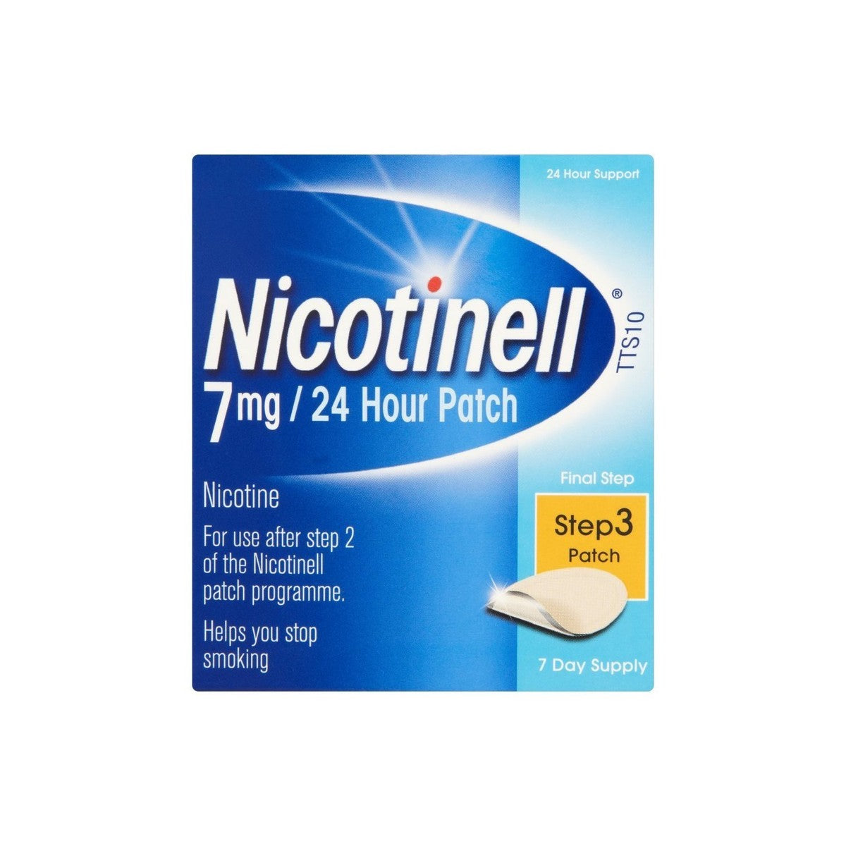 Nicotinell 7mg 24-Hour Quit Smoking Patch - 7 Patch Pack