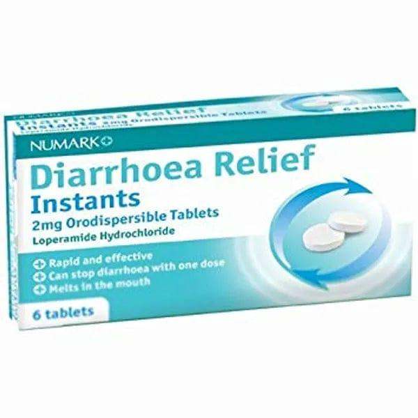 Numark 腹泻舒缓2毫克口腔崩解片 - 6片装