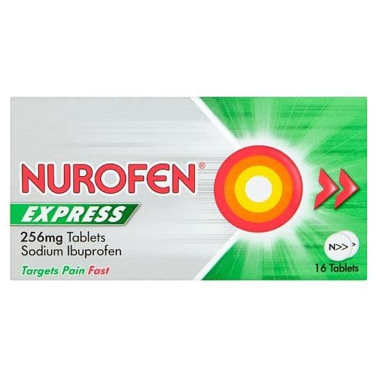 Nurofen Express 256mg - 16 Caplets