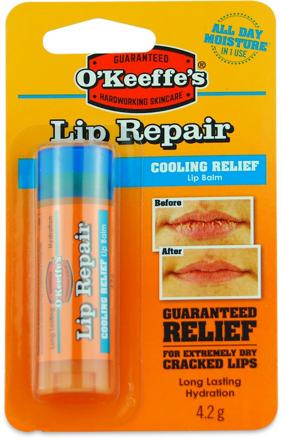 O'Keeffe's Lip Repair Cooling Relief Lip Balm - 4.2g — product packaging