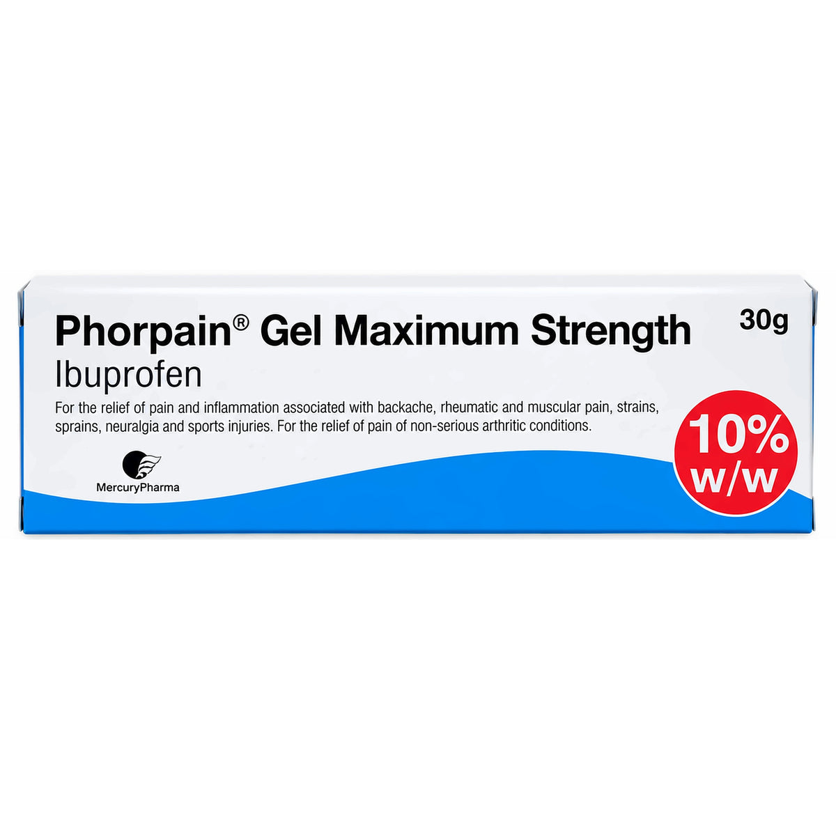 Phorpain Gel Maximum Strength 10% Ibuprofen 30g