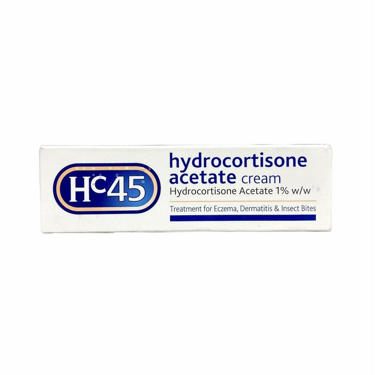 HC45 Hydrocortisone Acetate 1% Cream - 15g — product packaging