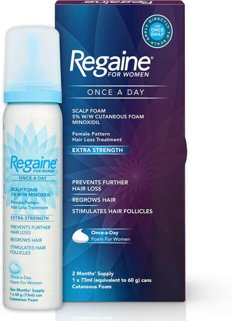 Regaine For Women Extra Strength Scalp Foam 5% W/W Cutaneous Foam - 2 Month Supply