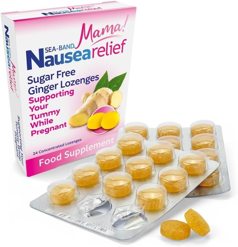Sea-Band Mama Sugar Free Ginger Lozenges 24 pack