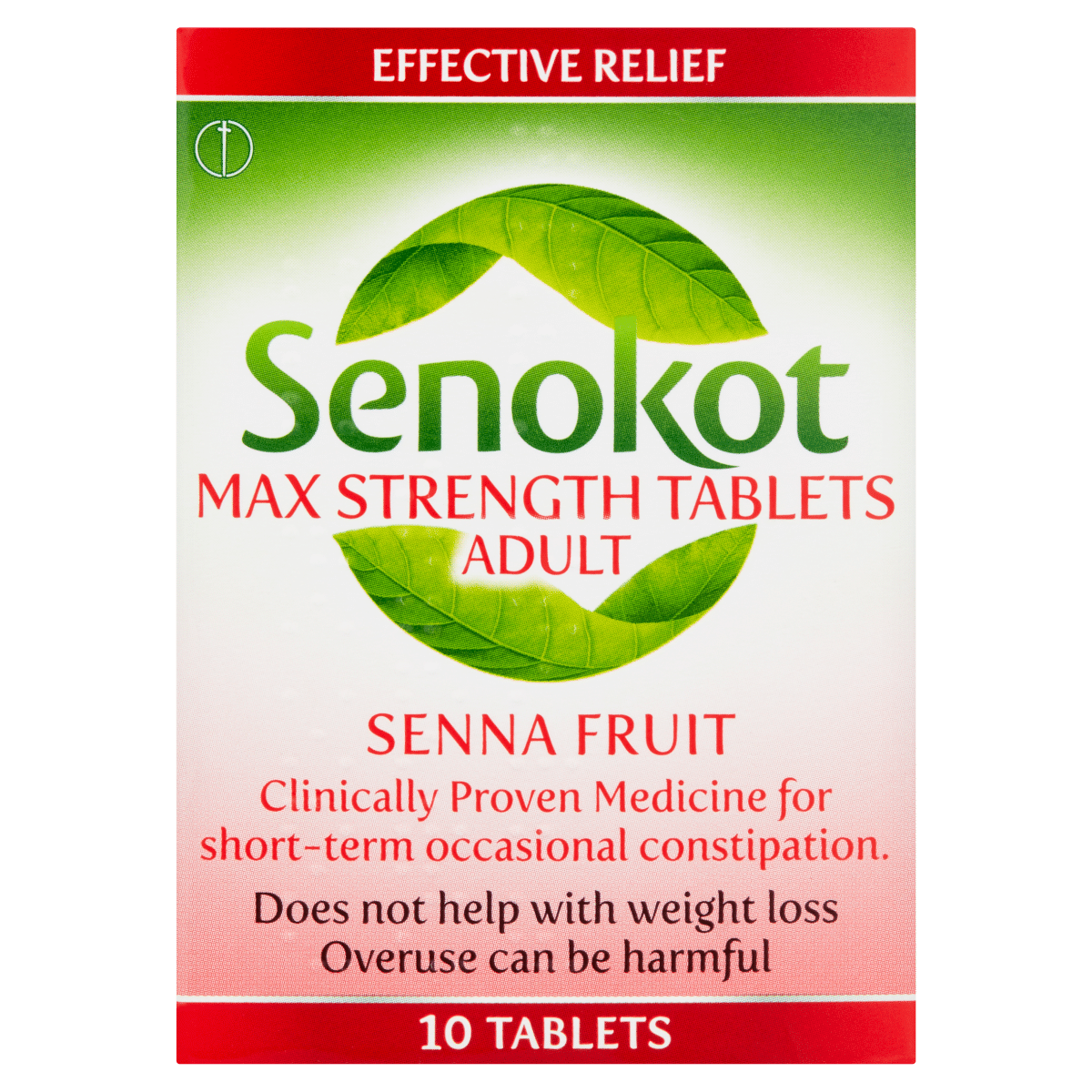 Senokot Max Strength tablets 10 tablets