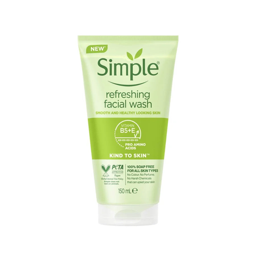 Simple Kind to Skin Refreshing Facial Wash Gel 150 ml