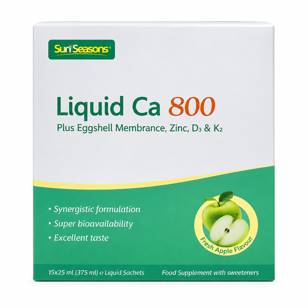 Sun Seasons Liquid Ca 800 Calcium Sachets - 15 x 25ml