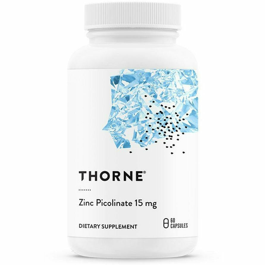 Thorne Zinc Picolinate 15mg - 60 Capsules — product packaging