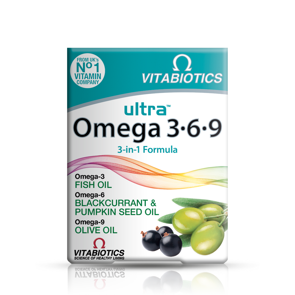 Vitabiotics Ultra Omega 3-6-9 - 60 Capsules — product packaging