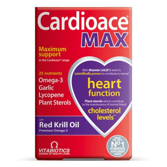 Vitabiotics Cardioace Max Capsules - 84 Capsules