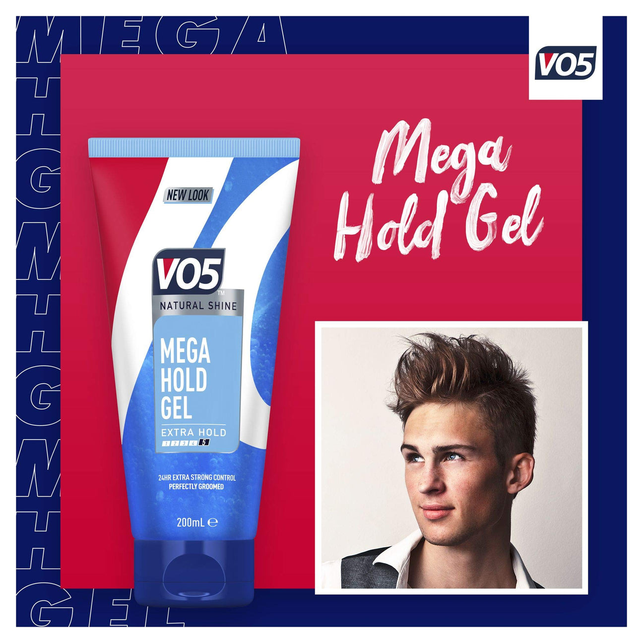 VO5 Mega Hold styling gel extra hold 200ml