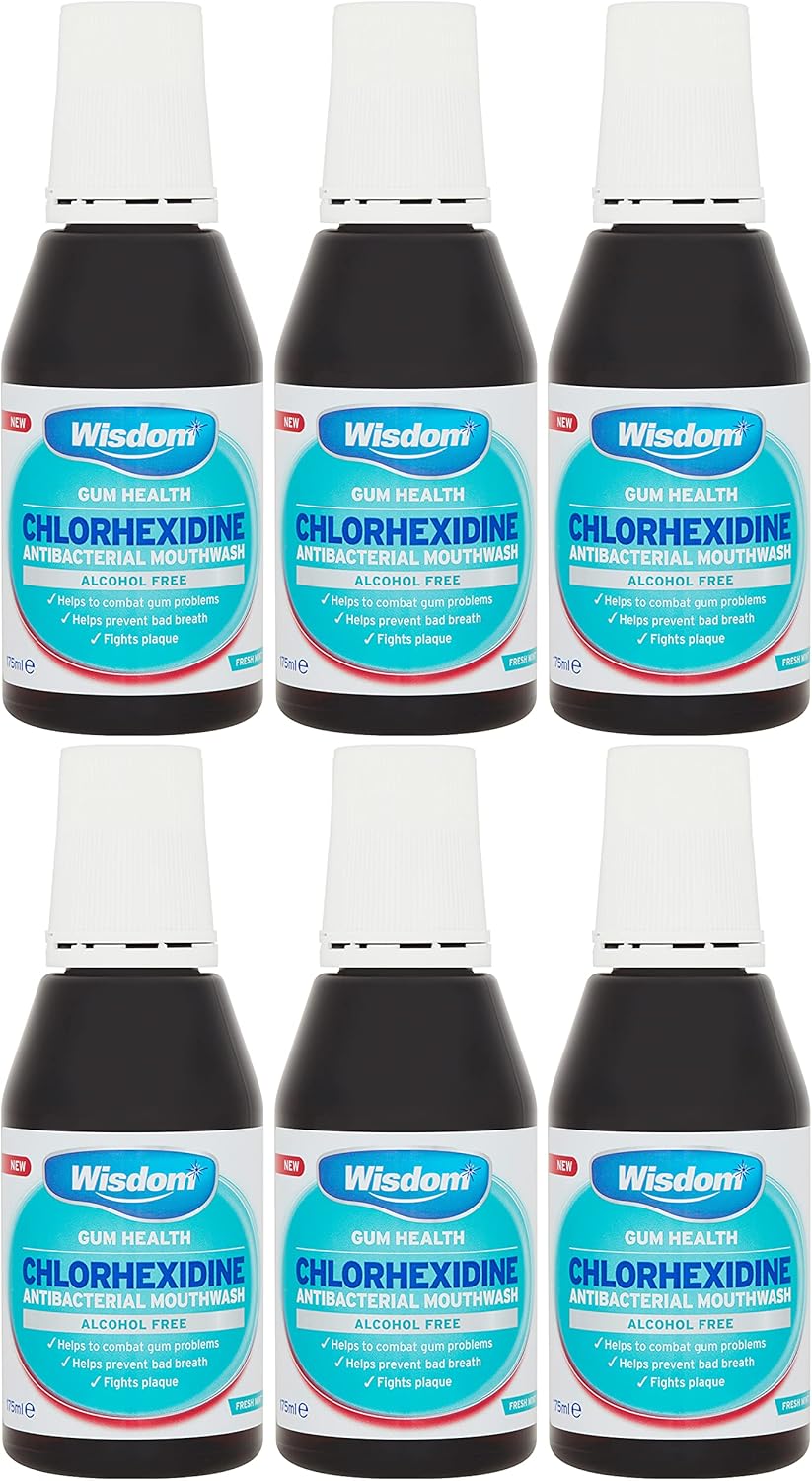 Wisdom Gum Health Chlorhexidine Antibacterial Mouthwash - 300ml — product packaging