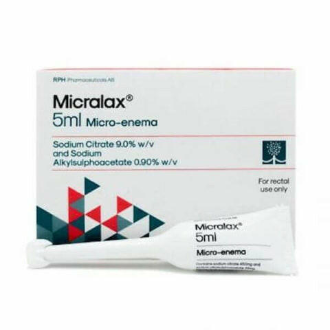 Micralax Micro-Enemas 5ml - 12 Enemas — product packaging