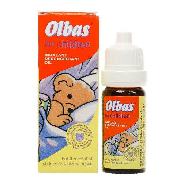 Olbas Inhalant DeCongestantant Oil for Children 12ML inhaled Bloody Pure Pure Pure Purple Oil (help nose congestion and restore relaxed breathing.