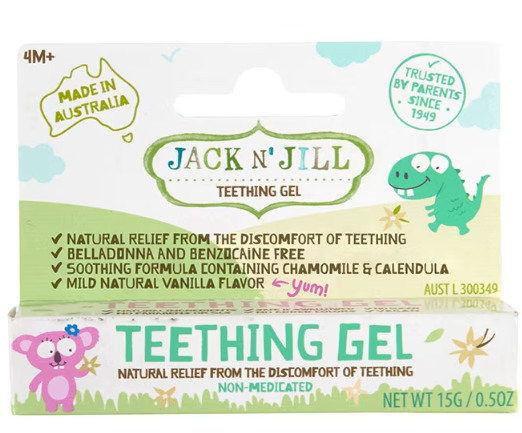 Jack n'Jill naturally contains chamomile and calamus tooth glue 15g