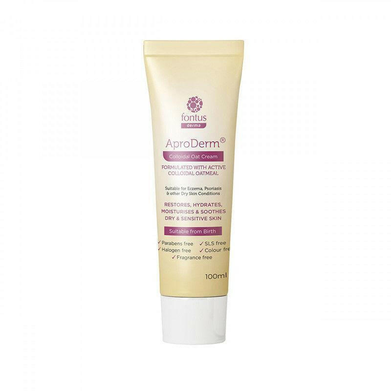 Aproderm (effectively relieves eczema, psoriasis, and other skin dry itching and irritation, as well as moisturizing, buffering and cleaning skin) colloid oat cream 100ml