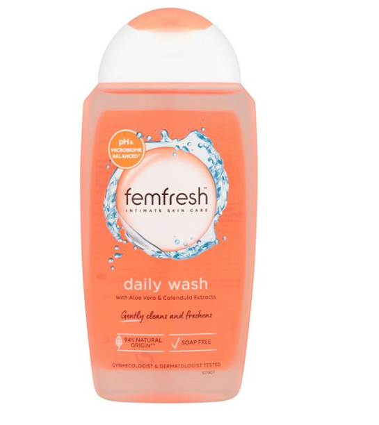 Femfresh Daily Intimate pH-Balanced Wash - 250ml — product packaging