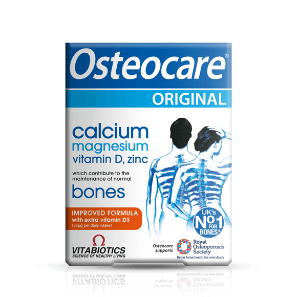 British ranking first calcium supplement brand Vitabiotics Osteocare Original 30 Tablets high -strength calcium tablets, zinc, magnesium and vitamin D3, 30 tablets (can be issued in English, China taxes and fees are self -care)