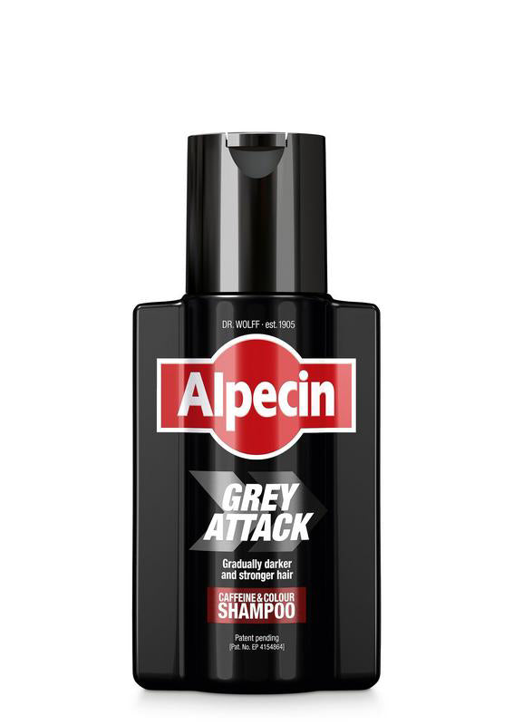 Alpecin Grey Attack Caffeine & Colour Shampoo - 200ml — product packaging