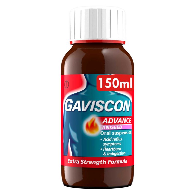 Gaviscon Advance Aniseed Flavour Oral Suspension - 150ml — product packaging