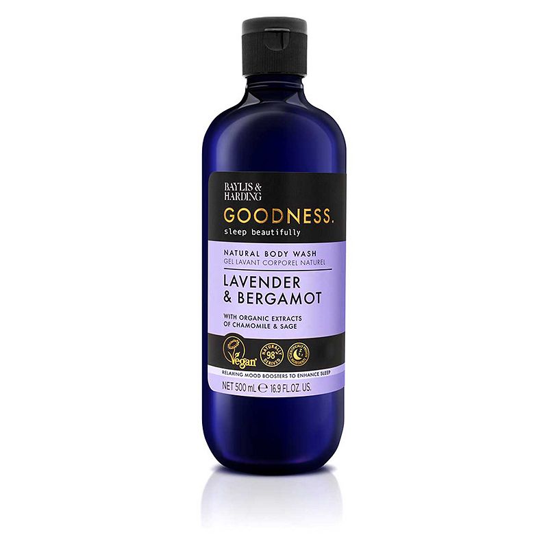 Baylis & Harding Goodness Sleep Lavender & Bergamot Natural Body Wash - 500ml — product packaging