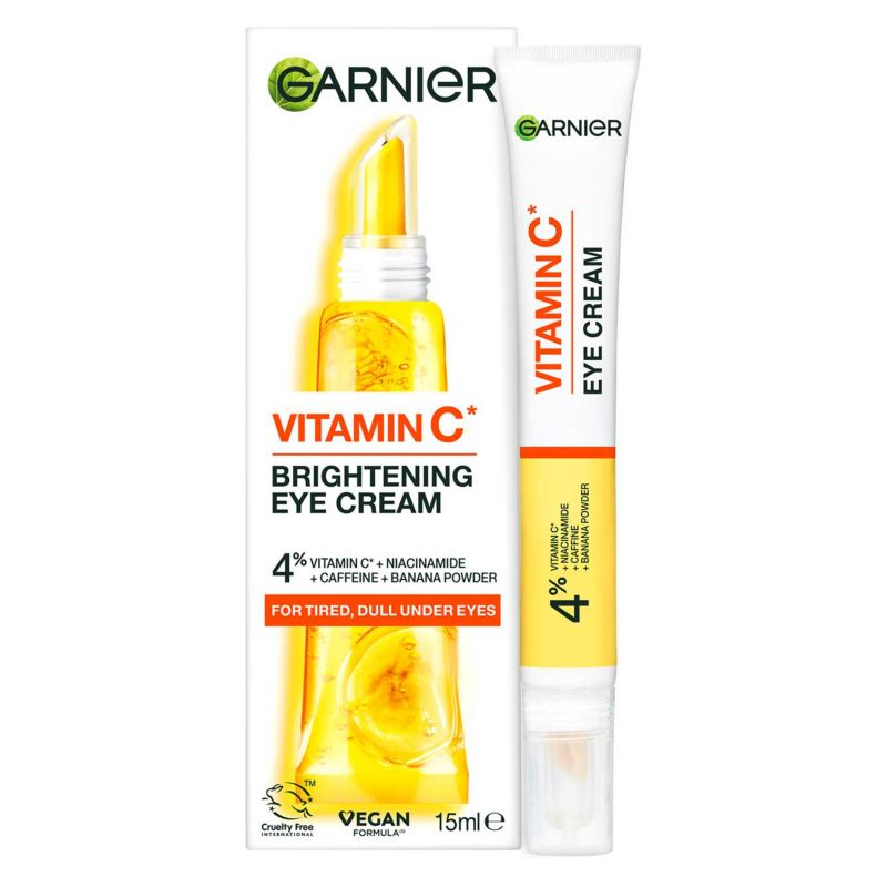Garnier Vitamin C Brightening Eye Cream for Tired, Dull Under Eyes - 15ml — product packaging