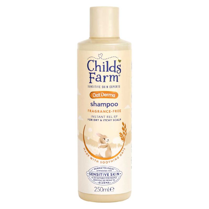 Childs Farm OatDerma Fragrance-Free Shampoo - 250ml — product packaging