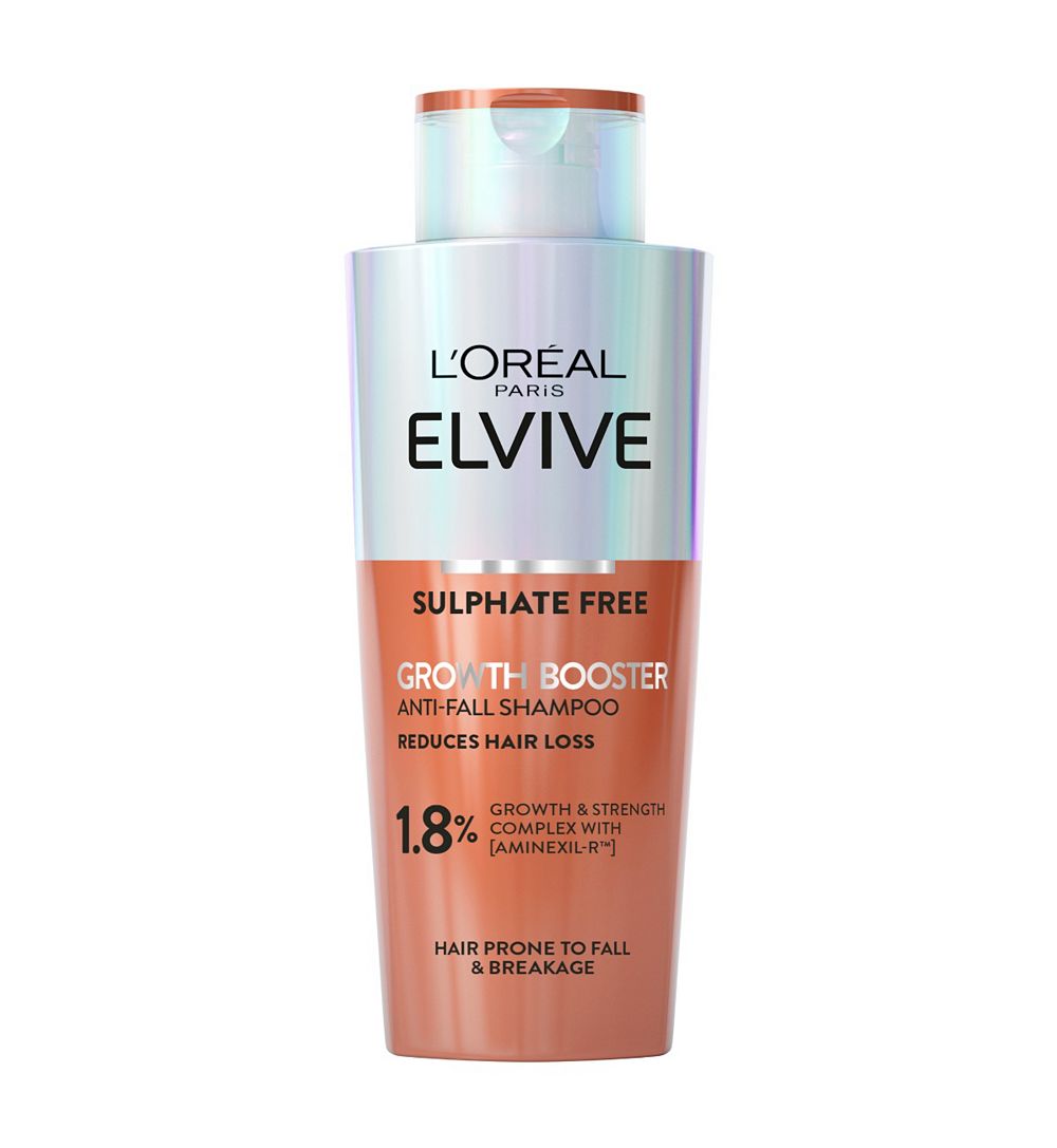 L'Oréal Elvive Growth Booster Sulphate Free Anti-Fall Shampoo - 200ml — product packaging