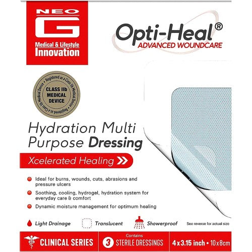 Neo G Opti-Heal 保湿多用途敷料 3片装（10*8CM)