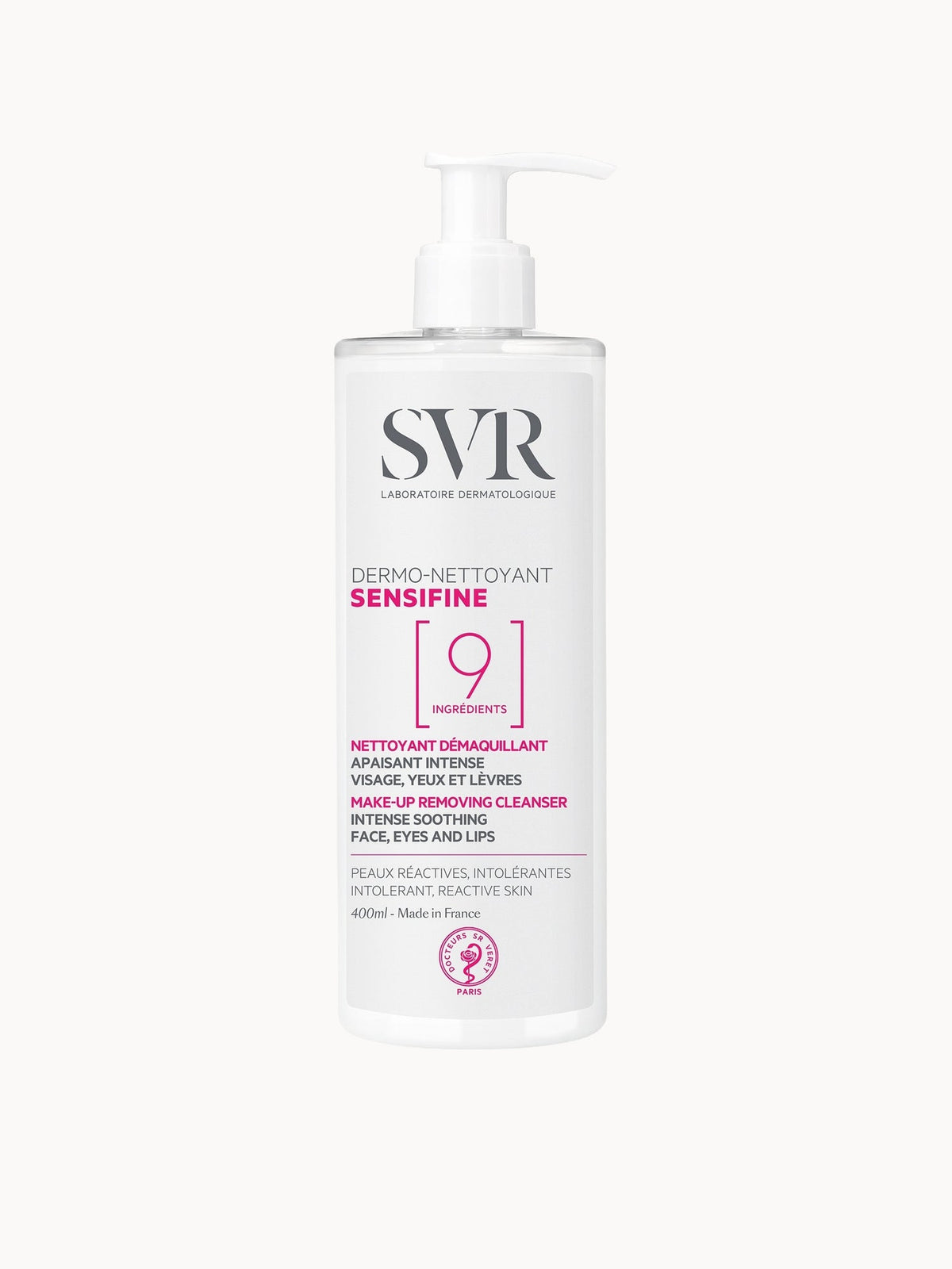 SVR Sensifine Dermo-Nettoyant Make-Up Removing Cleanser - 400ml — product packaging