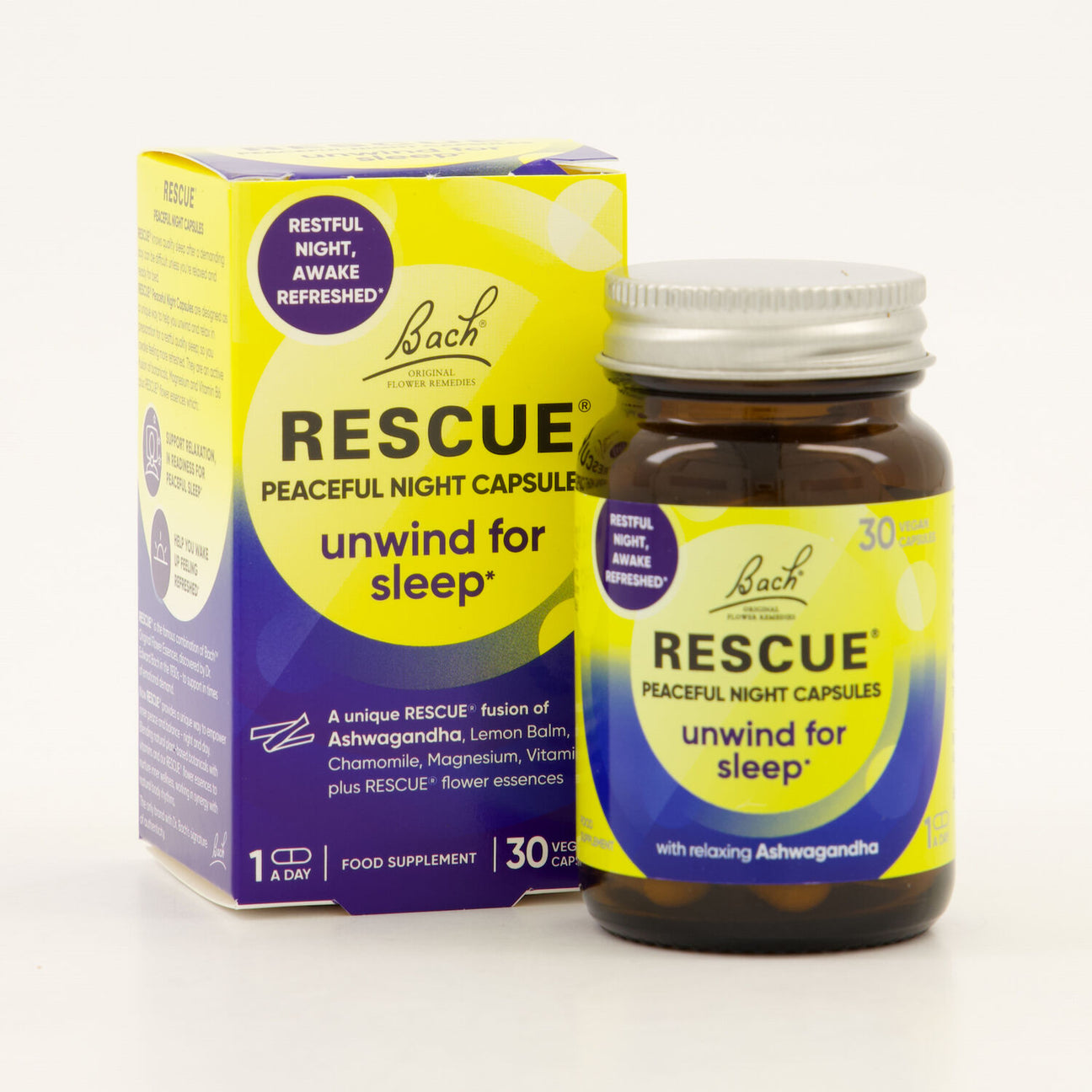 Bach RESCUE Peaceful Night 30 Capsules
