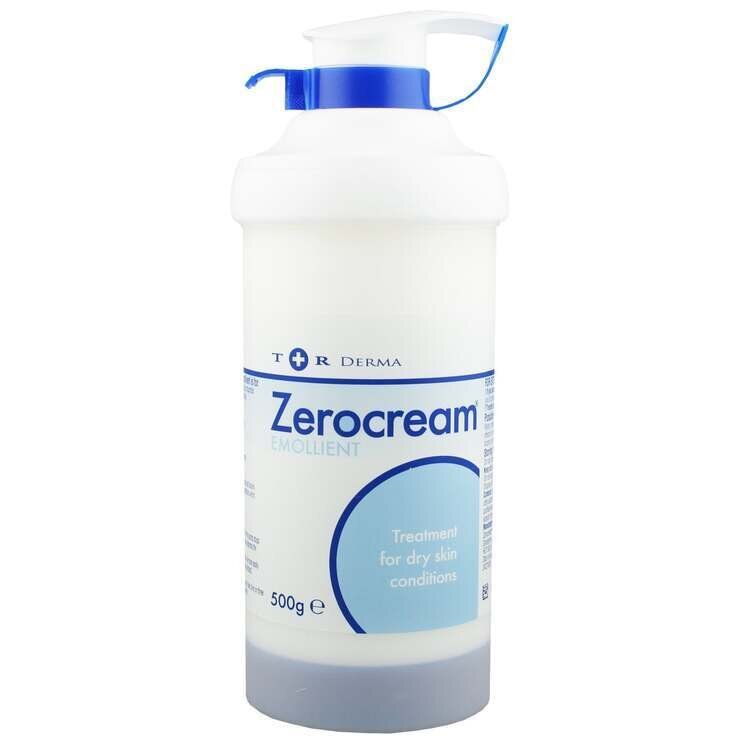 Zerocream Emollient Cream - 500g Pump — product packaging