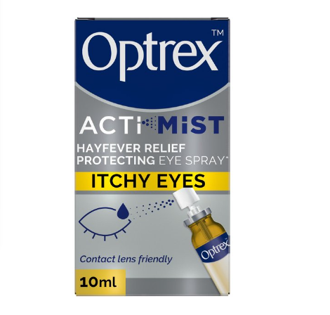 Optrex ActiMist Double Action Spray Itchy Watery Eyes - 10ml