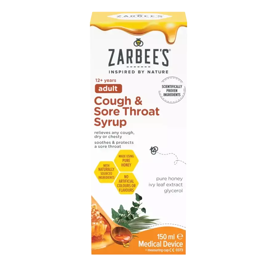 Zarbee’s® Adult Cough & Sore Throat Syrup - 150ml