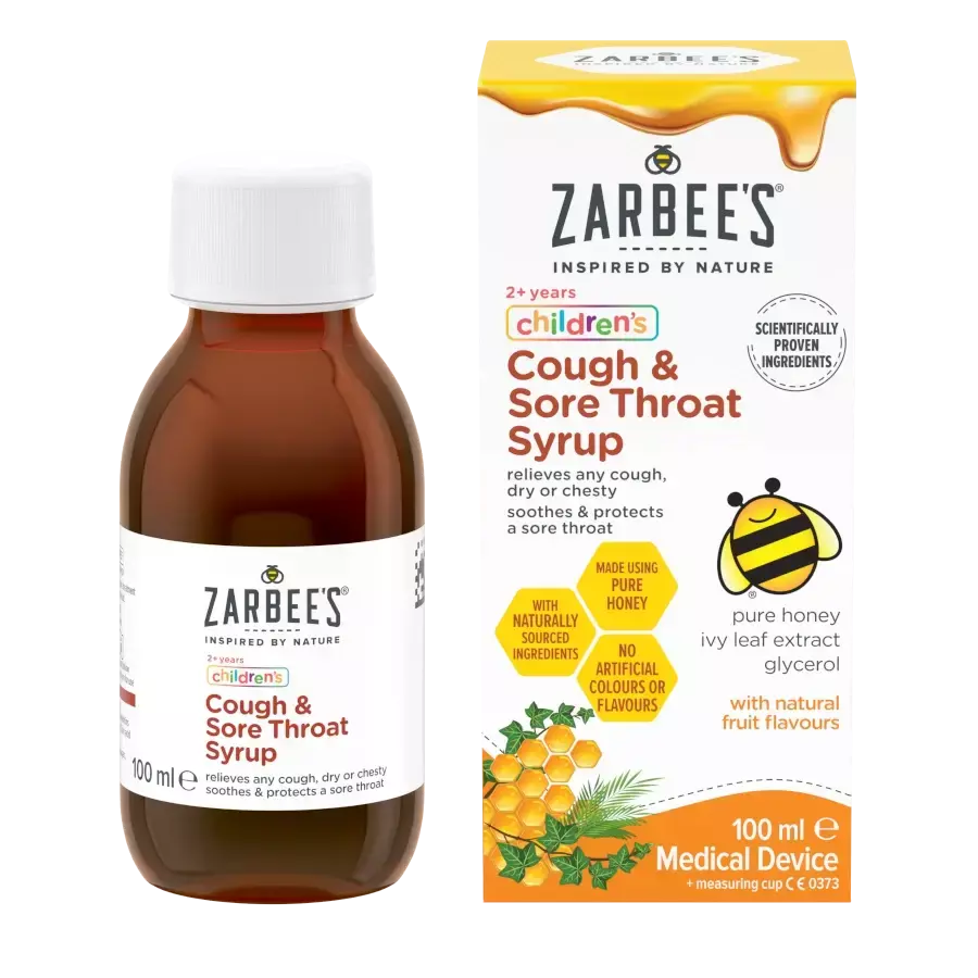 Zarbees Children's Cough & Sore Throat Syrup - 100ml