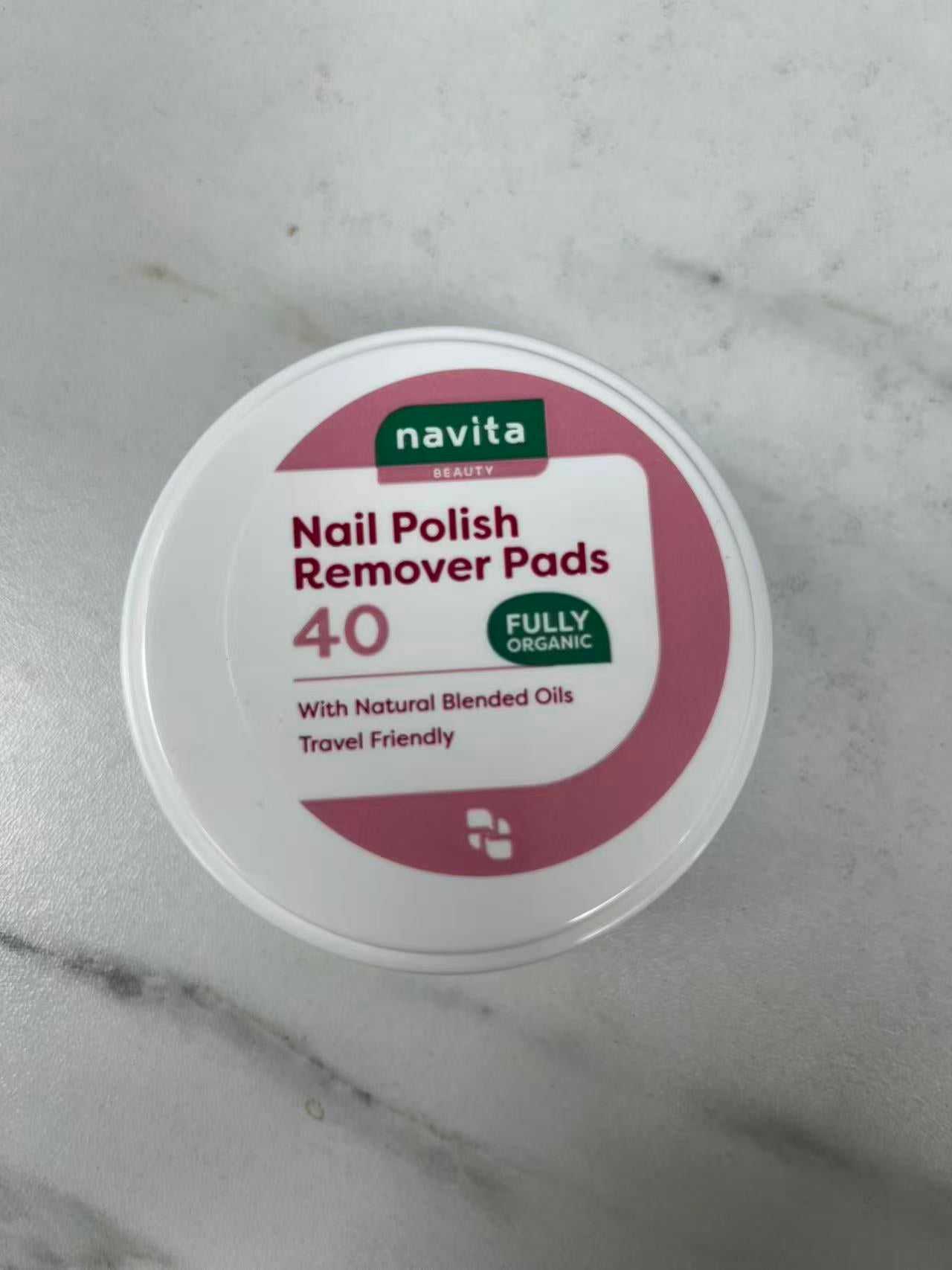 navita Nail Polish Remover Pads 40 large