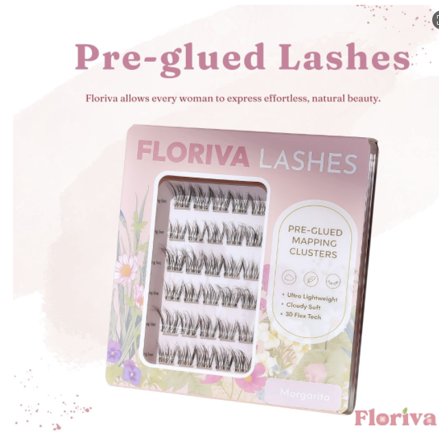 Floriva Lashes Pre-Glued lashes