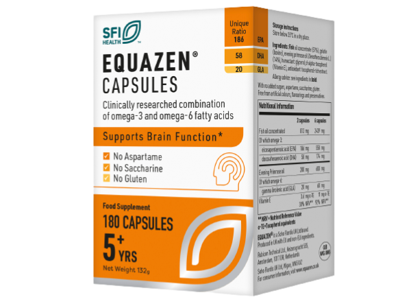 Equazen Omega-3 & Omega-6 Capsules - 180 Capsules — product packaging