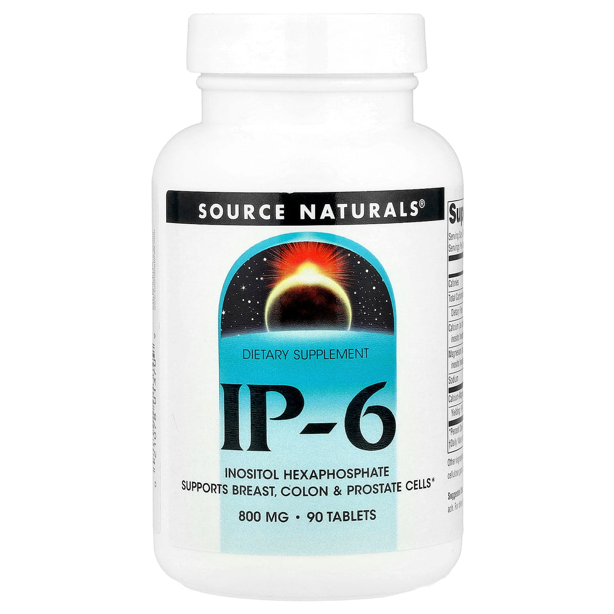 Source Naturals IP-6 Inositol Hexaphosphate 800mg - 90 Tablets — product packaging