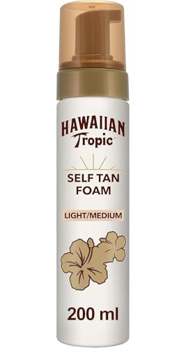 Hawaiian Tropic Self Tan Foam Light/Medium - 200ml — product packaging