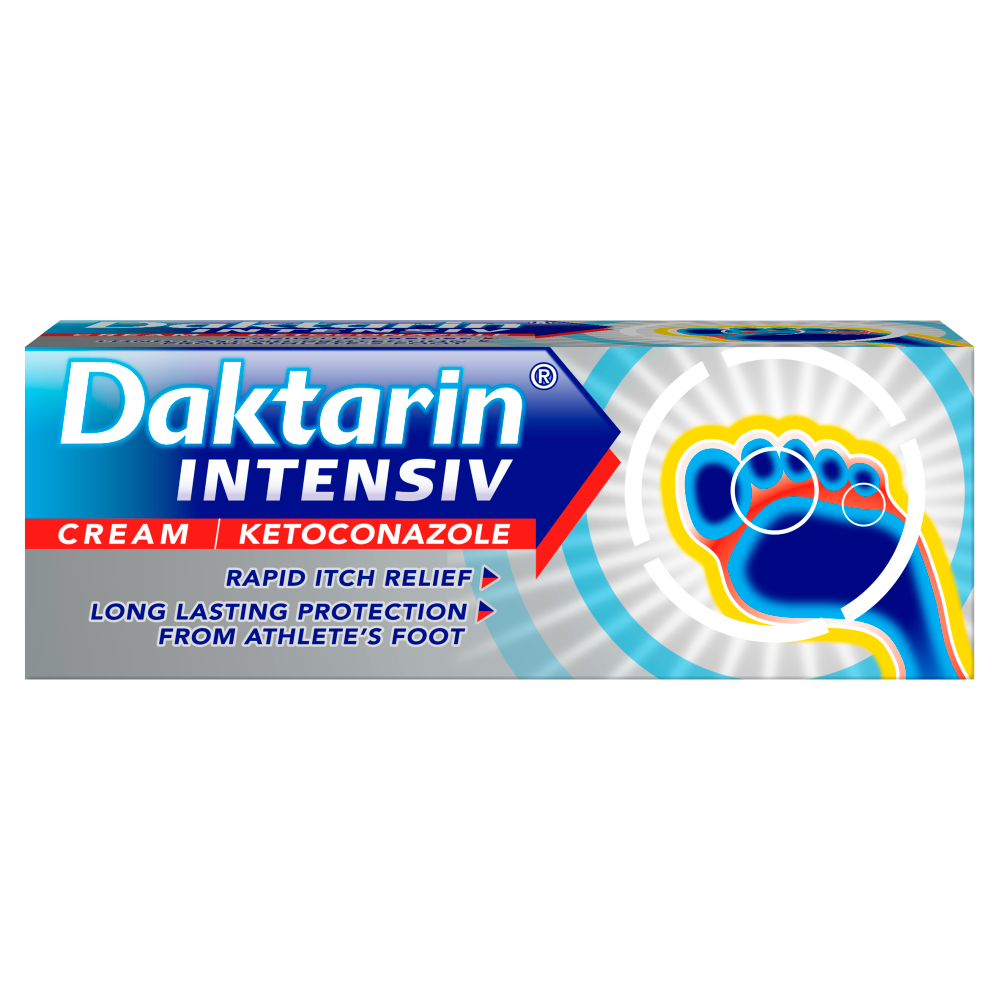Daktarin Intensiv Cream Ketoconazole 2% for Athlete's Foot - 15g — product packaging