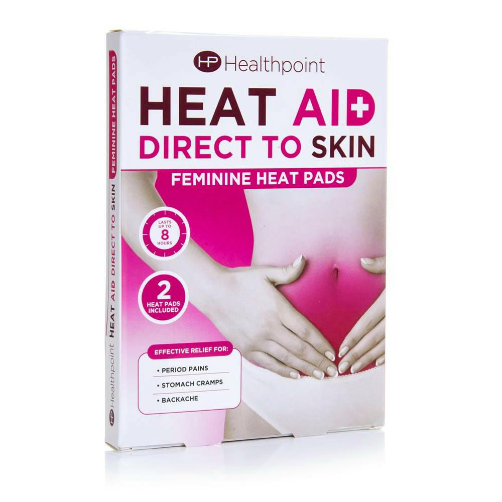 Heat Aid Feminine Direct to Skin pad 2pk 女性痛经缓解热帖2件装