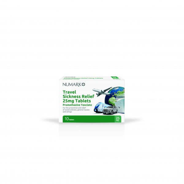 Numark Travel Sickness Relief 25mg /10 tablets