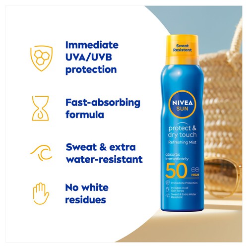 Nivea sun protect dry touch 50UVA/UVB 200ML