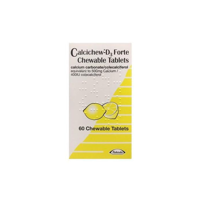 Calcichew D3 Forte 500mg/400iu 60 Tablets | Ways Pharmacy