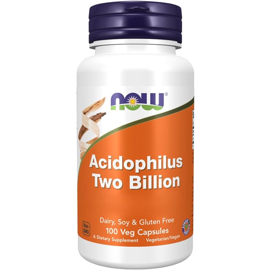 NOW Foods, Acidophilus, 2 Billion CFU, 100 Veg Capsules