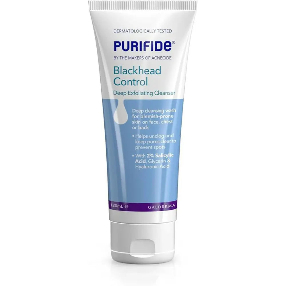 Buy Acnecide+Purifide Blackhead Control Deep Exfoliating Cleanser 120ml ...