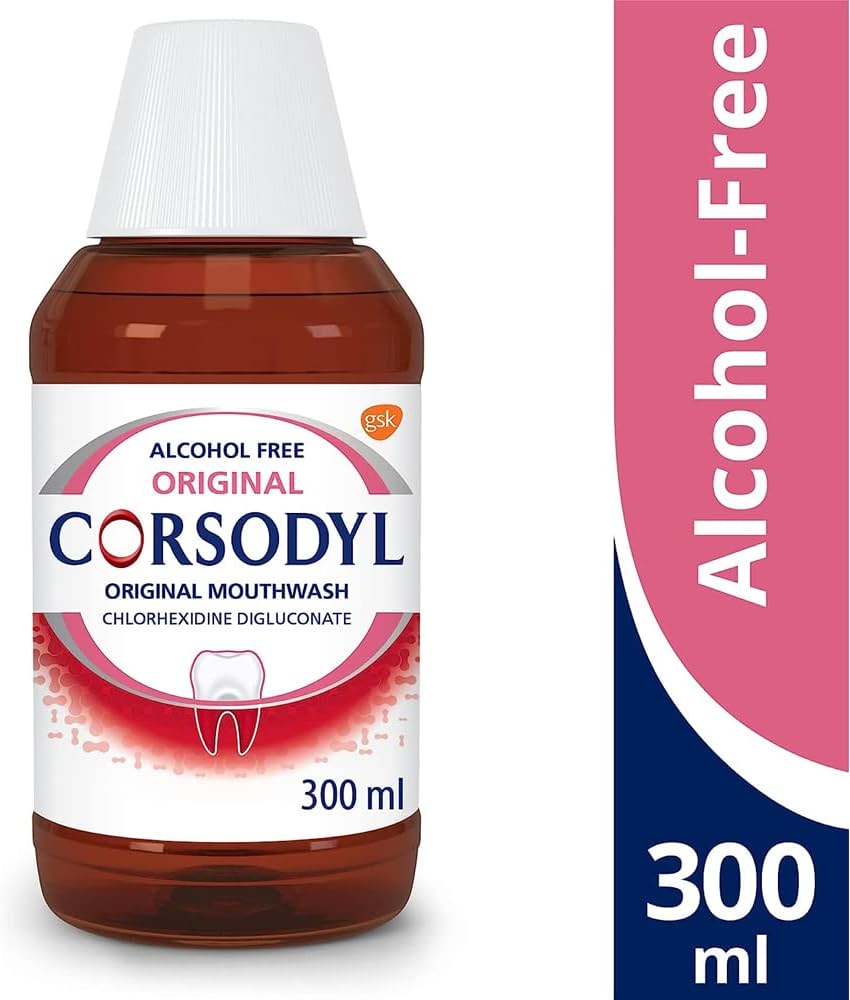 Corsodyl Original Mouthwash 0.2% alcohol free 300ml