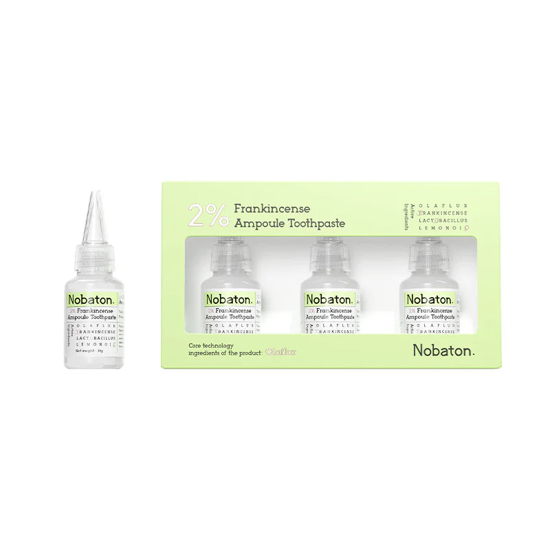 Nobaton 2% Frankincense Ampoule ToothPaste, 2% milk amproy