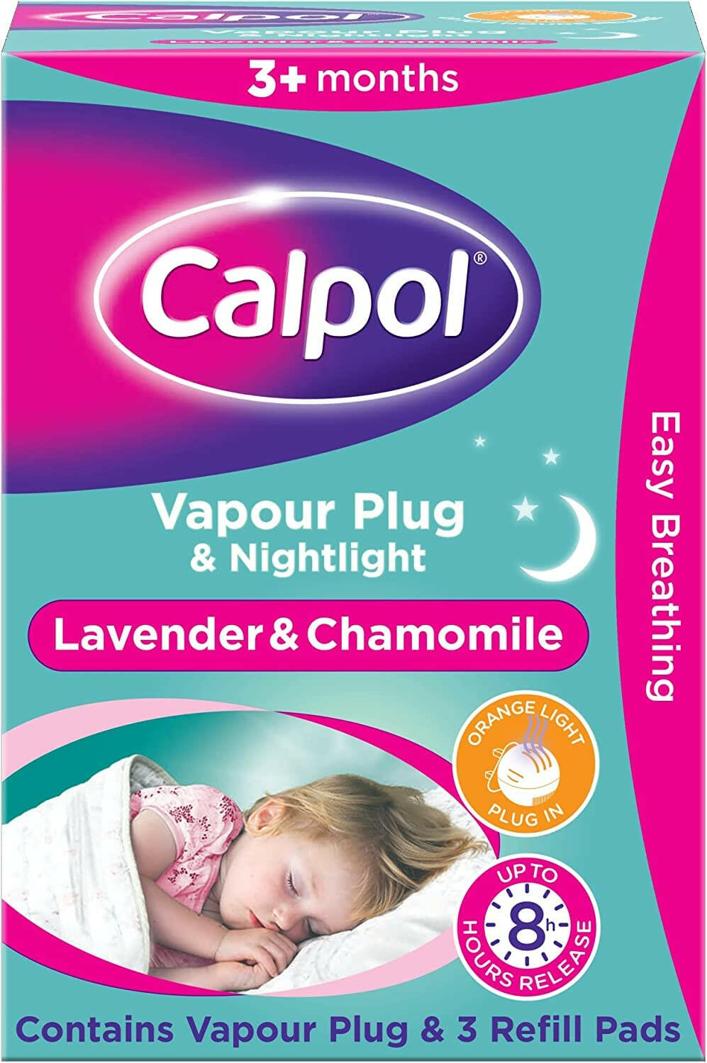 Calpol Vapour Plug & Nightlight with 3 Refill Pads — product packaging